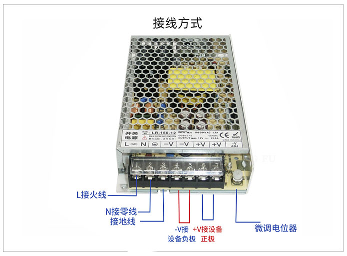 12V150W超薄普通室内电源