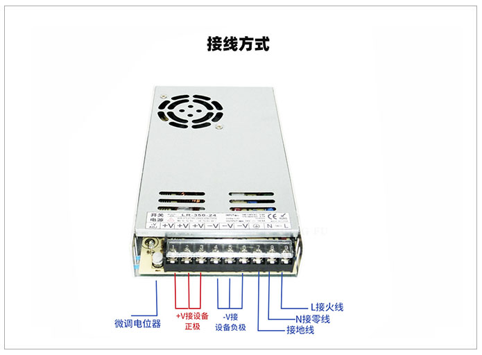 24V350W超薄普通室内电源